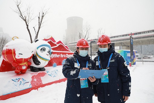 當冬奧遇見春雪 電力保障添佳話
