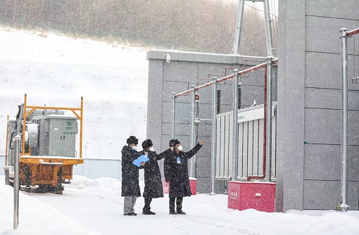 當冬奧遇見春雪 電力保障添佳話